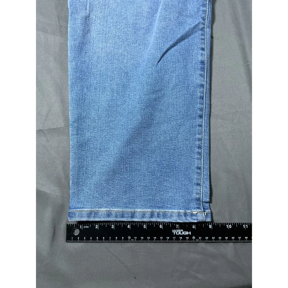 Terra & Sky Womens 26W High Rise Straight Leg Jeans Light Wash Plus Size NWT